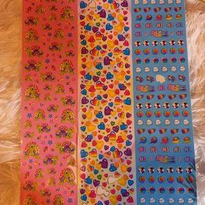 7 Sheets of Lisa Frank Stickers